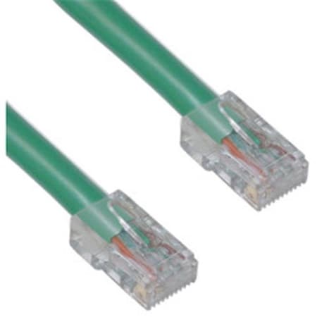 CableWholesale 10X8-15114 Cat6 Green Ethernet Patch Cable  Bootless  14 Foot